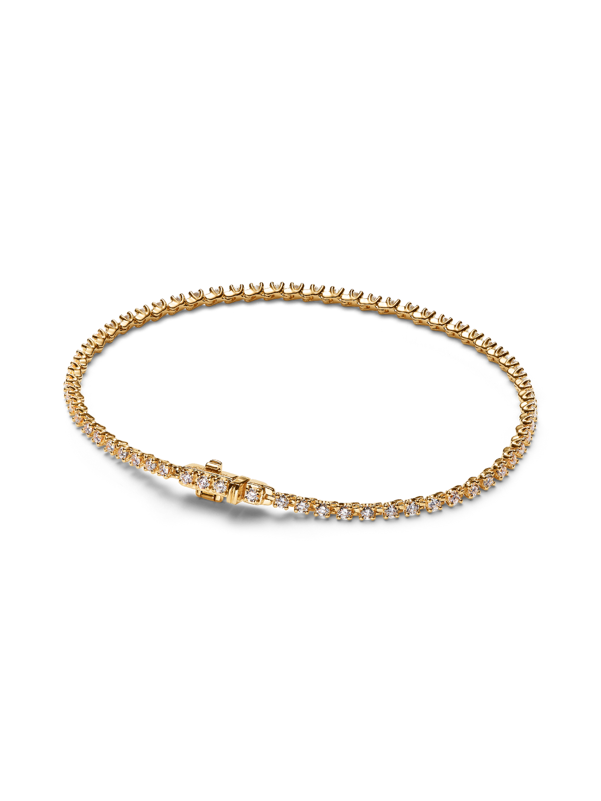 Pandora Era Lab-grown Diamond Tennis Bracelet - 1.40 ct TW, 14k gold