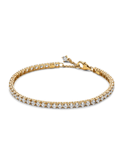 Sparkling Tennis Bracelet - 14k gold plating