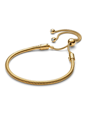 Snake Chain Slider Bracelet - 14k gold plating