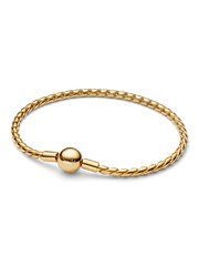 Round Clasp Wing Chain Bracelet - 14k gold plating