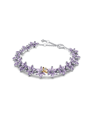 Bridgerton Herbarium & Bee Tennis Bracelet - Sterling silver, 14k gold plating