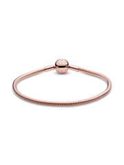 Moments Snake Chain Bracelet - 14k rose gold plating