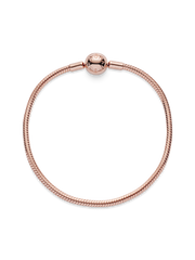 Moments Snake Chain Bracelet - 14k rose gold plating