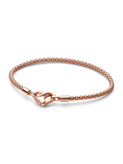 Pandora Moments Studded Chain Bracelet - 14k rose gold plating
