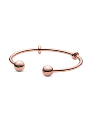 FINAL SALE - Pandora Moments Open Bangle - 14k rose gold plating
