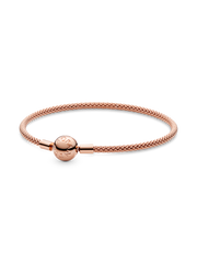 FINAL SALE - Pandora Moments Mesh Bracelet - 14k rose gold plating