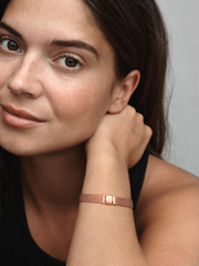 FINAL SALE - Pandora Reflexions™ Mesh Bracelet - 14k rose gold plating