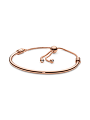 FINAL SALE - Pandora Moments Slider Bangle - 14k rose gold plating