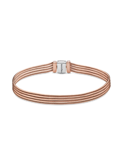 FINAL SALE - Pandora Reflexions™ Multi Snake Chain Bracelet - Sterling silver, 14k rose gold plating