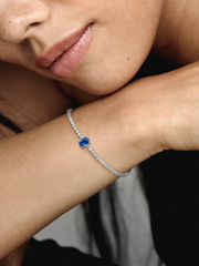 FINAL SALE - Sparkling Pavé Tennis Bracelet - Sterling silver