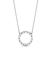Circle of Sparkle Necklace - Sterling silver