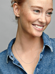 Classic Cable Chain Necklace - Sterling silver