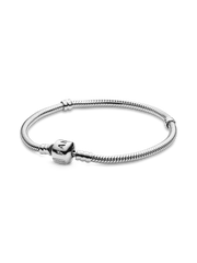Pandora Moments Barrel Clasp Snake Chain Bracelet - Sterling silver