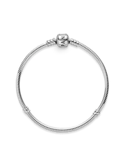 Pandora Moments Barrel Clasp Snake Chain Bracelet - Sterling silver