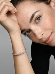 FINAL SALE - Pandora Moments Infinity Knot Snake Chain Bracelet - Sterling silver