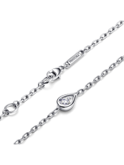 FINAL SALE - Pandora Infinite Sterling Silver Lab-grown Diamond Chain Bracelet - 0.25 ct TW, Sterling silver
