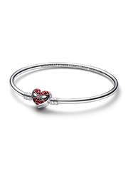 Pandora Moments Marvel Spider-Man Mask Clasp Bangle - Sterling silver
