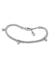 FINAL SALE - Sparkling Drops Tennis Bracelet - Sterling silver