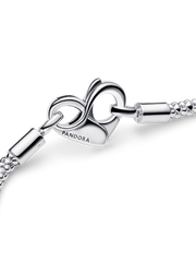 Pandora Moments Studded Chain Bracelet - Sterling silver