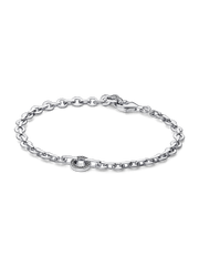 FINAL SALE - Pandora Signature Pavé Bold Chain Bracelet - Sterling silver