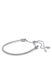Pandora Moments Studded Chain Slider Bracelet - Sterling silver