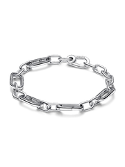 Five Openable Link Chain Bracelet - Sterling silver