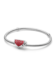 FINAL SALE - Stranger Things Clasp Snake Chain Bracelet - Sterling silver