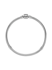 Pandora Moments Barrel Clasp Snake Chain Bracelet - Sterling silver