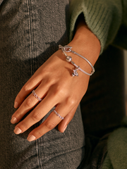 FINAL SALE - Pandora Moments T-Bar Snake Chain Bracelet - Sterling silver