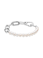 Pandora ME Treated Freshwater Cultured Pearl Bracelet - Sterling silver