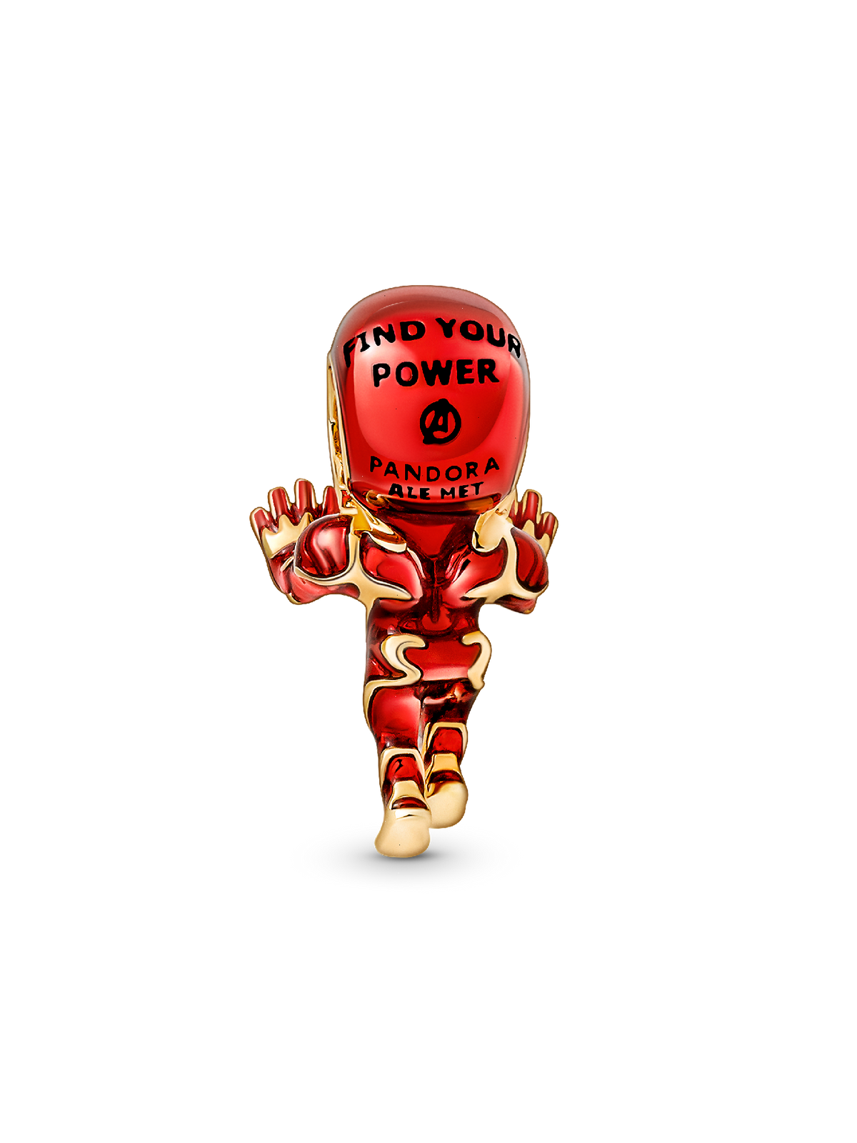 Marvel The Avengers Iron Man Charm - 14k gold plating