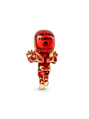 Marvel The Avengers Iron Man Charm - 14k gold plating