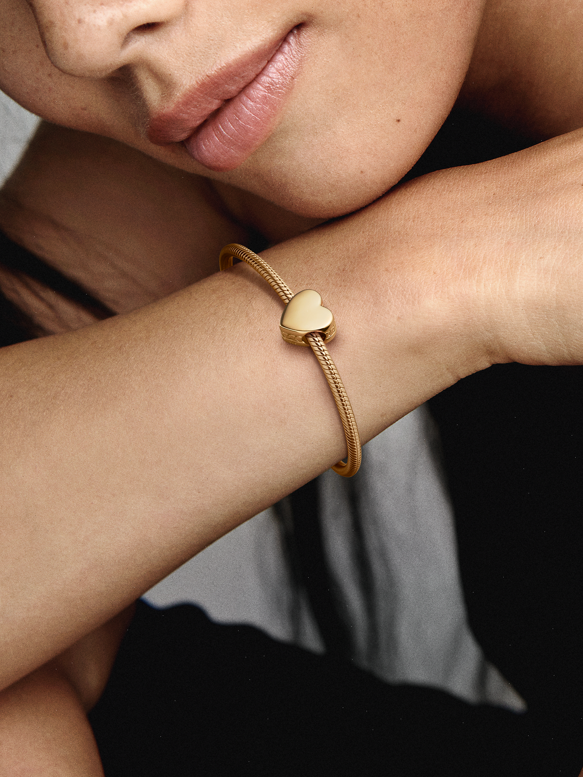 Engravable Heart Charm - 14k gold plating