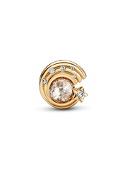 FINAL SALE - Sparkling Shooting Star Charm - 14k gold plating