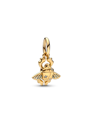 Disney Aladdin Scarab Beetle Dangle Charm - 14k gold plating