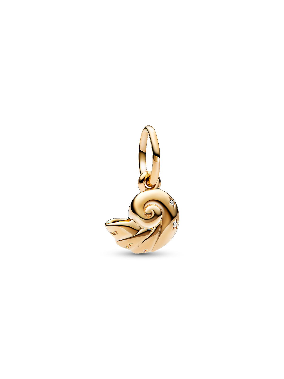Disney The Little Mermaid Enchanted Shell Dangle Charm - 14k gold plating