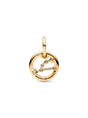 Taurus Zodiac Dangle Charm - 14k gold plating