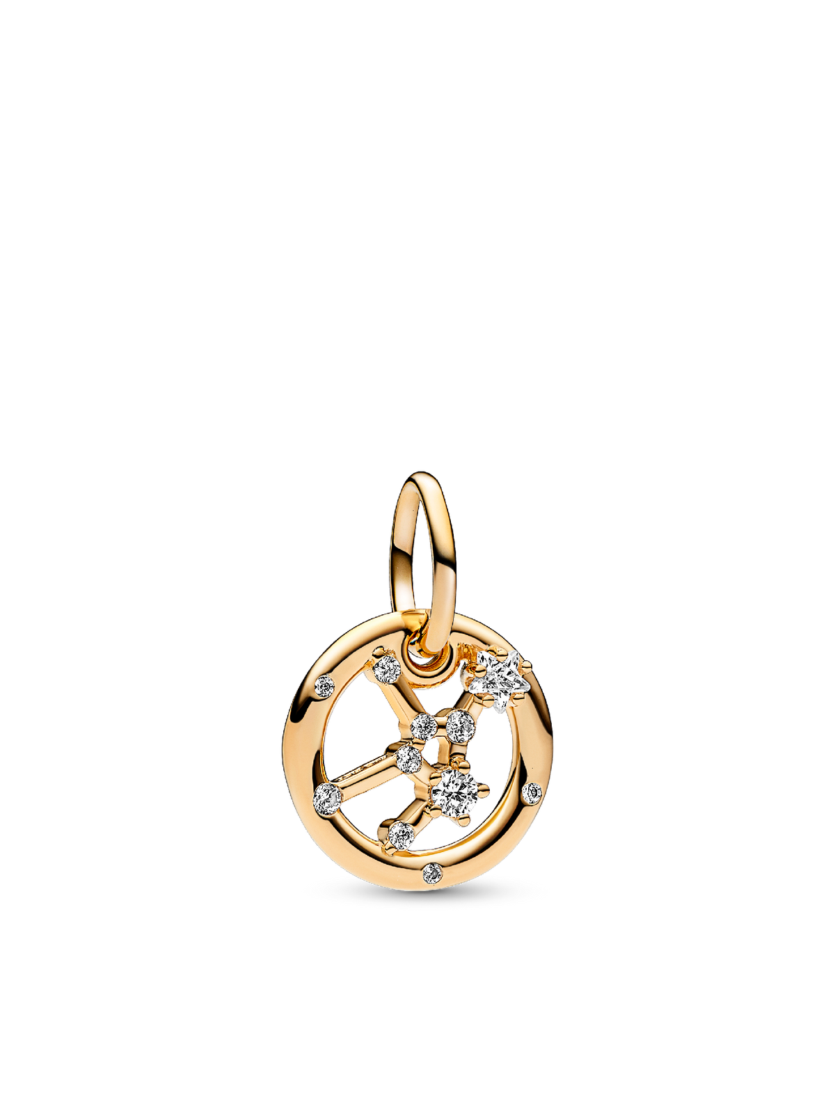 Virgo Zodiac Dangle Charm - 14k gold plating