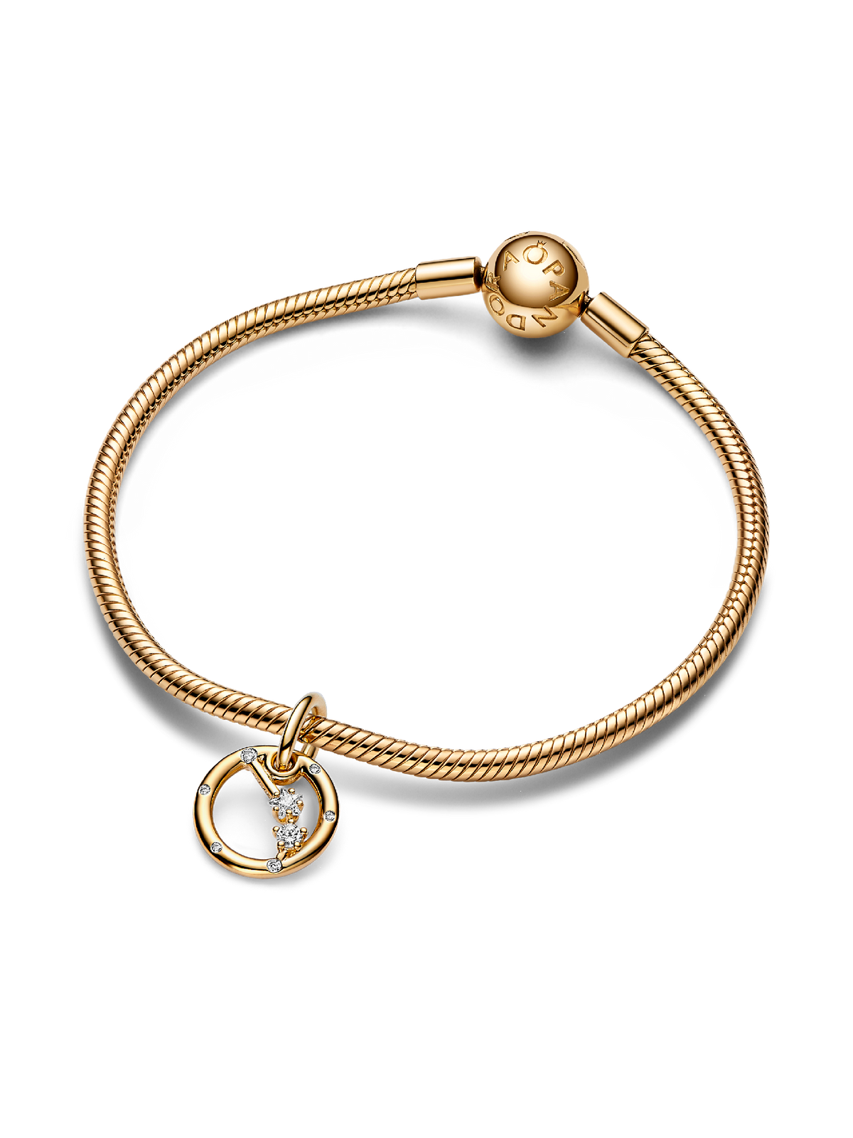 Aries Zodiac Dangle Charm - 14k gold plating