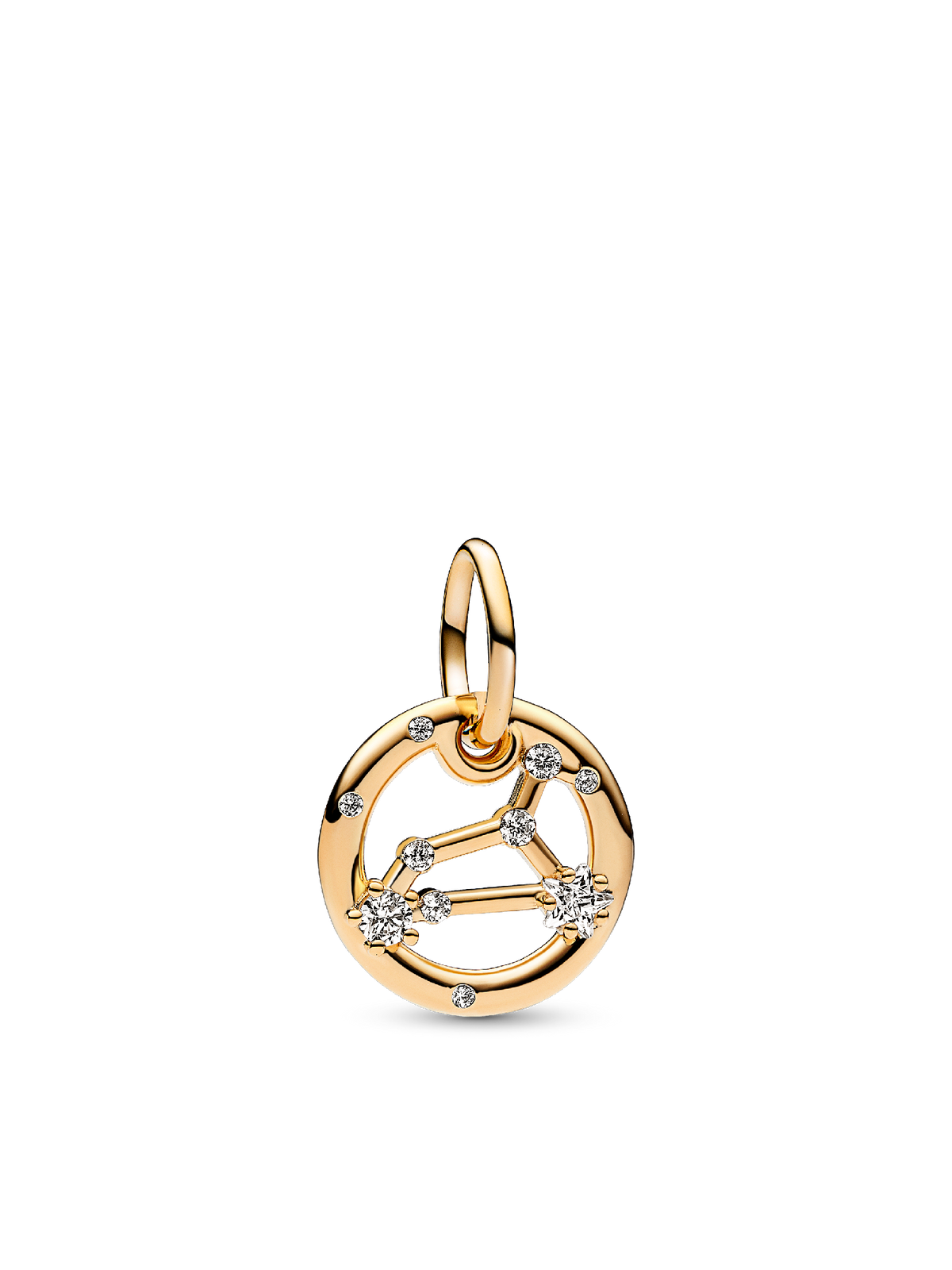 Leo Zodiac Dangle Charm - 14k gold plating