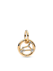 Leo Zodiac Dangle Charm - 14k gold plating