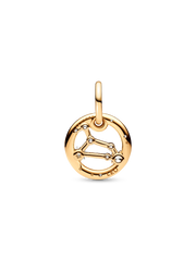 Leo Zodiac Dangle Charm - 14k gold plating
