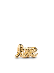 Handwritten Love Charm - 14k gold plating