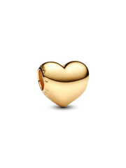 Be Love Engravable Heart Charm - 14k gold plating