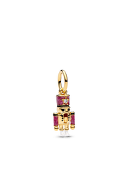 Moveable Nutcracker Dangle Charm - 14k gold plating