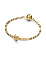 Cupid Heart Charm - 14k gold plating