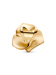 Rose in Bloom Oversized Charm - 14k gold plating
