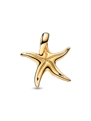 FINAL SALE - Sparkling Blue Starfish Dangle Charm - 14k gold plating