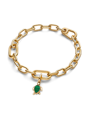 Green Turtle Mini Dangle Charm - 14k gold plating