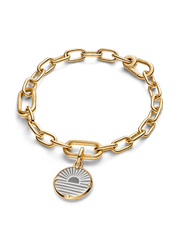 FINAL SALE - Sunrise Medallion Charm - 14k gold plating